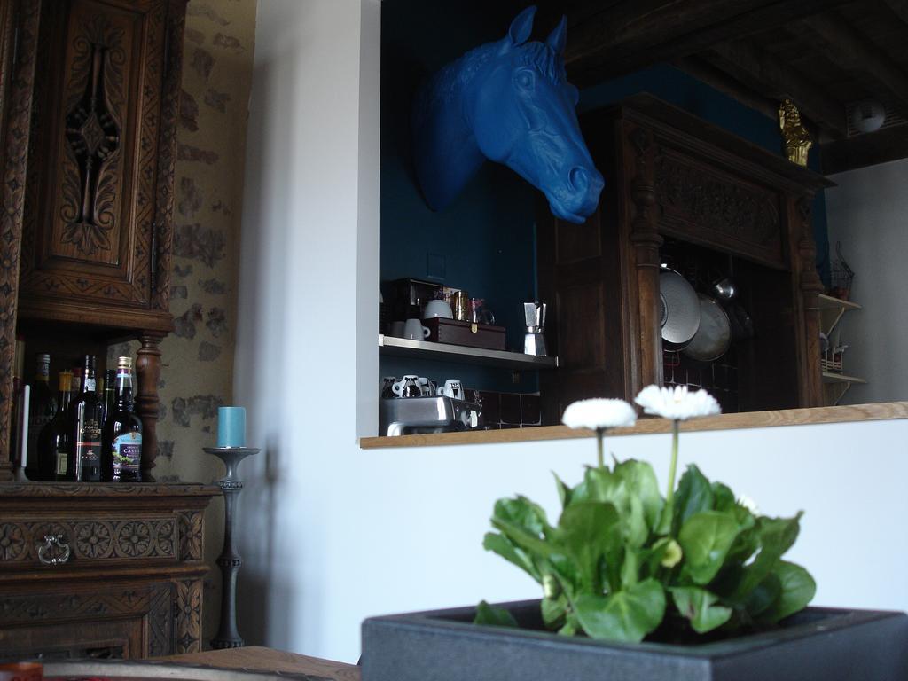 Au Cheval Bleu Bed & Breakfast Fontenay-près-Vézelay Bagian luar foto